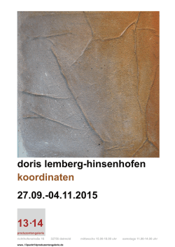 doris lemberg-hinsenhofen koordinaten 27.09.