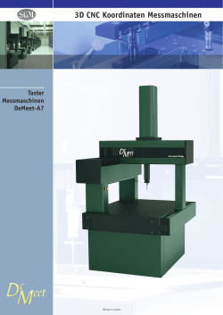 3D CNC Koordinaten Messmaschinen