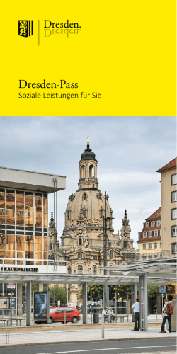 Dresden-Pass &ndash; Soziale Leistungen f&uuml;r Sie