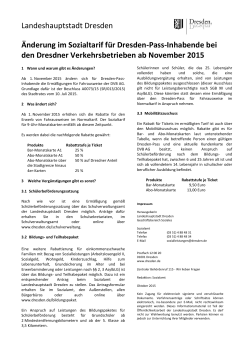 Informationsblatt Änderungen Dresden-Pass ab 11/2015