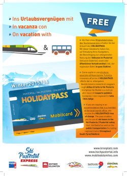 HOLIDAY PASS