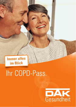 Ihr COPD-Pass. - DAK