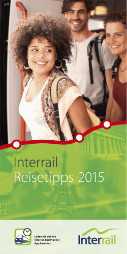 Interrail Reisetipps 2015