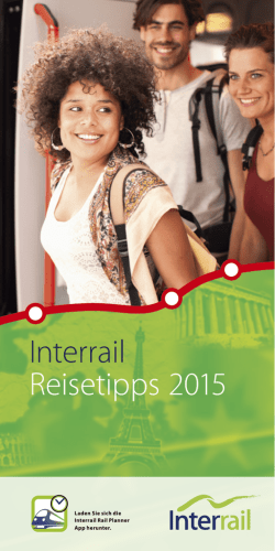 Interrail Reisetipps 2015