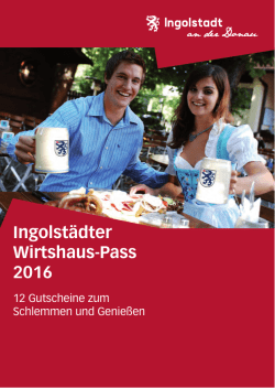 Ingolstädter Wirtshaus-Pass 2016