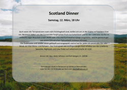 Scotland Dinner - Restaurant zur Mühle