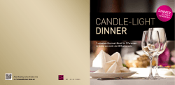 candle-light DINNER