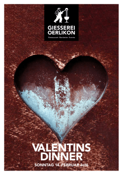 valentins dinner - Giesserei Oerlikon