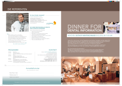 Dinner for dental information