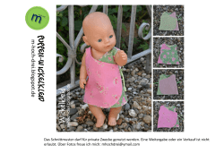 Puppen -W ickelkleid - Westfalenstoffe-Blog