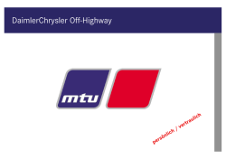 DaimlerChrysler Off-Highway - LEAN