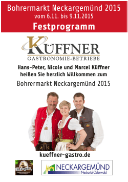Festprogramm
