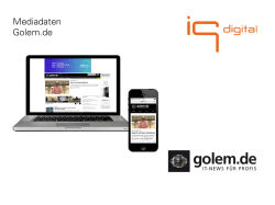 golem.de - Mediadaten