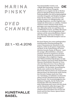 Ausstellungstext - Kunsthalle Basel