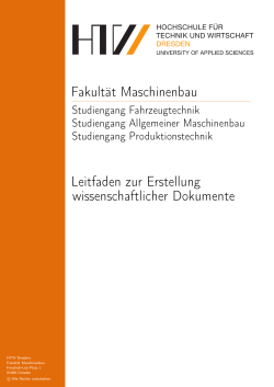 Leitfaden für wissenschaftliche Dokumente