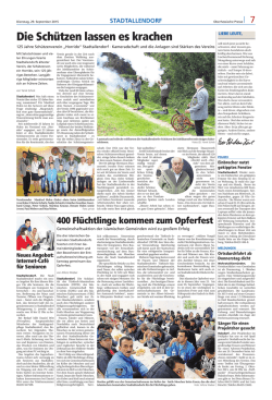 Die Sch&uuml;tzen lassen es krachen - Sch&uuml;tzenverein Stadtallendorf