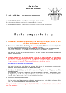 Bedienungsanleitung Geb&auml;ckf&uuml;ller