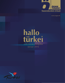 ÖGER TOURS - Hallo Türkei