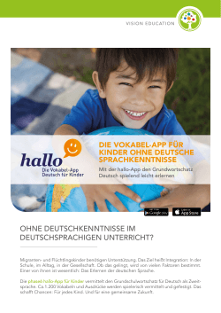 die vokabel-app für kinder ohne deutsche