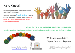 Hallo Kinder!! - Pfarre St. Florian