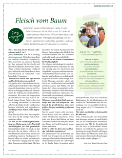 Fleisch vom Baum - Stiftung Ökologie & Landbau