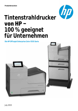 Tintenstrahldrucker von HP − 100 % geeignet für Unternehmen