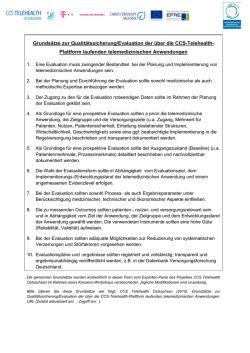 Grunds&auml;tze zur Qualit&auml;tssicherung