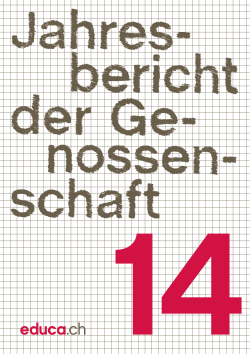 Jahresbericht 2014