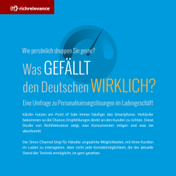 RichRelevance Infografik - Was gefällt den Deutschen wirklich?