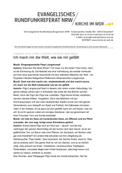 Ich mach mir die Welt, wie sie mir gef&auml;llt