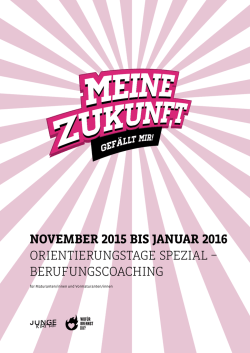 Meine Zukunft gefällt mir 2015/2016