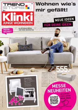 Wohnen wie´s mir gefällt! - Möbel Klinkhamels GmbH & Co. KG