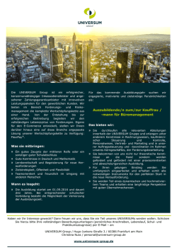 Die Universum Group ist ein &hellip;