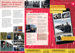 Dampf“ - Smart Railway Lippe