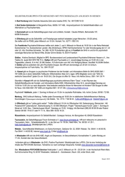 Hessische Selbsthilfegruppen - Landesverband Psychiatrie