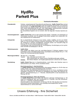 HydRo Parkett Plus