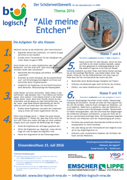 “Alle meine Entchen“ “Alle m Entch - bio