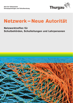 Netzwerk – Neue Autorität