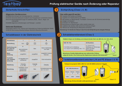 Prüfung elektrischer Geräte nach Änderung oder Reparatur_Flyer_de