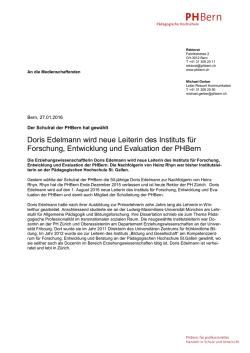 Doris Edelmann wird neue Leiterin des Instituts für