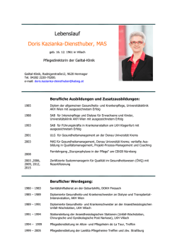 Doris KAZIANKA-DIENSTHUBER, MAS