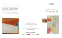 doris hahlweg - Podium Kunst