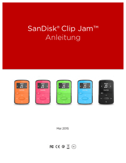 SanDisk&reg; Clip Jam&trade; Anleitung