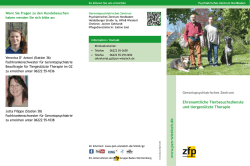 Ehrenamtlicher Tierbesuchsdienst