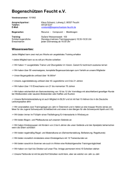 Bogensch&uuml;tzen Feucht eV - Gau A-N-B