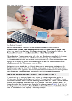 DVAG kritisiert Knip, Clark & Co