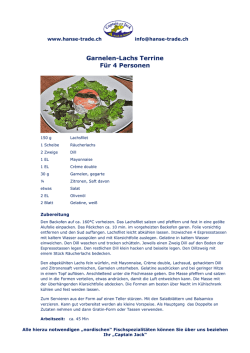 Garnelen-Lachs Terrine Für 4 Personen - Hanse