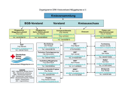 Organigramm DRK Kreisverband M&uuml;ggelspree e.V.