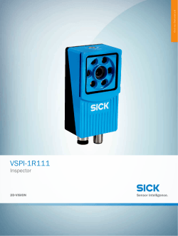 Inspector VSPI-1R111, Online-Datenblatt