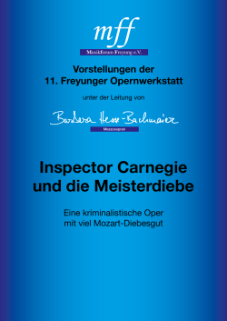Inspector Carnegie und die Meisterdiebe